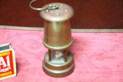 Miniature All Brass Miners Lamp