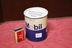 Mobil Snow White Petroleum Jelly 1 lb Tin