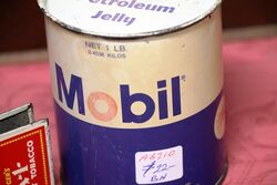 Mobil Snow White Petroleum Jelly 1 lb Tin