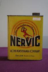 Nervic LLoyd Pennsylvania company 2lt Oil Tin