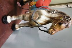 Original MOBO Bronco Childs Mechanical Metal Horse 