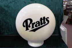 Pratt's Plastic Pill Petrol Pump Globe. #