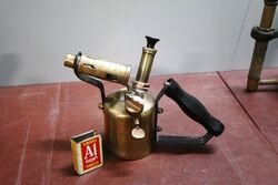 Quality Antique All Brass Blow Torch.