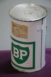 Quart BP Motor Oil Tin 