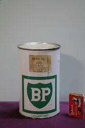 Quart BP Motor Oil Tin 