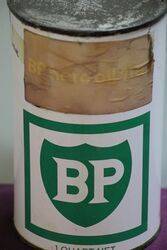 Quart BP Motor Oil Tin 