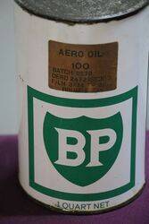 Quart BP Motor Oil Tin 