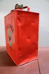 Rare Scottish ShellMex 2gal Runningboard Petrol Can 