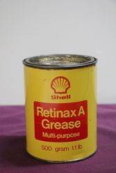 Shell 500 Gram Retinax A Multi-Purpose Grease Tin  