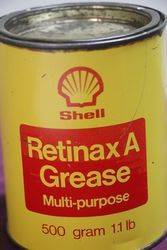 Shell 500 Gram Retinax A MultiPurpose Grease Tin  