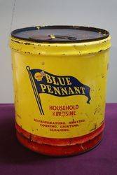 Shell Blue Pennant Household Kerosine Four Gallon Can