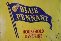 Shell Blue Pennant Household Kerosine Four Gallon Can