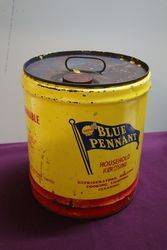 Shell Blue Pennant Household Kerosine Four Gallon Can