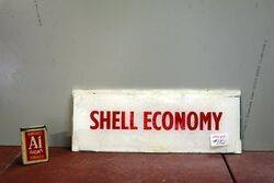 Shell Economy Petrol Pump Adv Window Plastic Sign