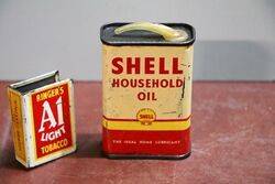 Shell Household Oil 4ozs Oiler.