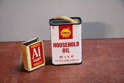 Shell Household Oil 4ozs Oiler