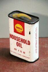 Shell Household Oil 4ozs Oiler