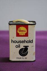 Shell Household Oil  Ozs Tin 