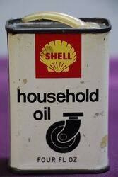 Shell Household Oil  Ozs Tin 