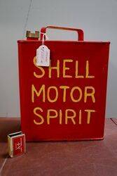 Shell Motor Spirit 2 gallon Fuel Can