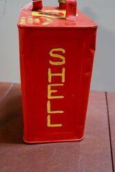 Shell Motor Spirit 2 gallon Fuel Can