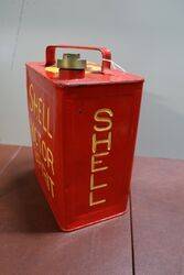 Shell Motor Spirit 2 gallon Fuel Can