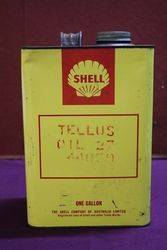 Shell One Gallon Oil Tin