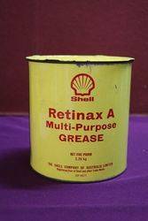 Shell Retinax A 5lb Grease Tin 