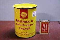 Shell Retinax A Multi-Purpose Grease Tin. 