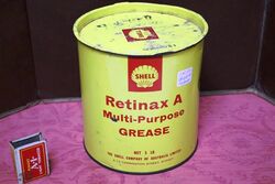 Shell Retinax Multi-Purpose 5 lb Grease Tin.