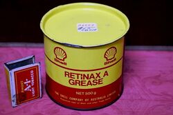 Shell Retinax  A  Grease Net 500g Tin