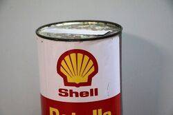 Shell Rotella TX30 One Quart Motor Oil Tin