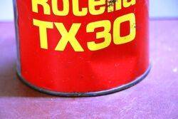 Shell Rotella TX30 One Quart Motor Oil Tin