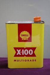 Shell X-100 2 Litres Motor Oil Tin