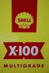 Shell X100 2 Litres Motor Oil Tin