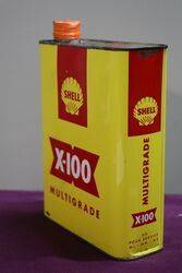 Shell X100 2 Litres Motor Oil Tin