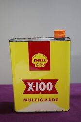 Shell X-100 2 Litres Motor Oil Tin