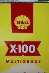 Shell X100 2 Litres Motor Oil Tin