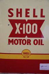 Shell X100 2 Litres Motor Oil Tin 