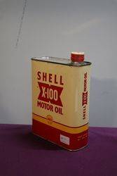 Shell X100 2 Litres Motor Oil Tin 