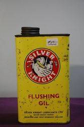 Silver Knight Quart Flushing Oil Tin 