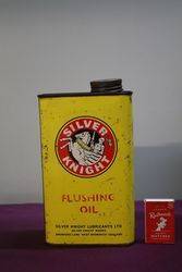 Silver Knight Quart Flushing Oil Tin 