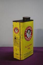 Silver Knight Quart Flushing Oil Tin 