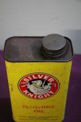 Silver Knight Quart Flushing Oil Tin 