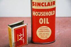 Sinclair Oval Household Handy Oiler