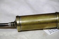 Small Antique Brass Cylinder Oiler