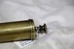 Small Antique Brass Cylinder Oiler