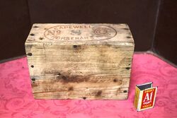 Small Antique Capewell No 8 Horsenails Packing Box