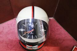 Spendia Paris Champion Spark Plug Helmet Wall Clock