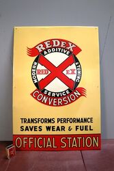 Stunning NewOld Stock REDeX Conversion Tin Sign 